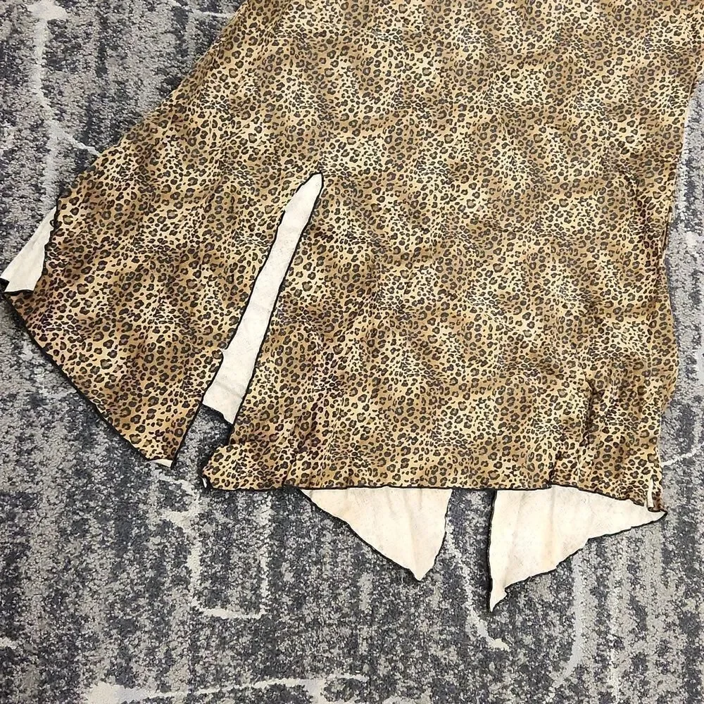 Magic Of The Moon Vintage Leopard Print Dress XL
